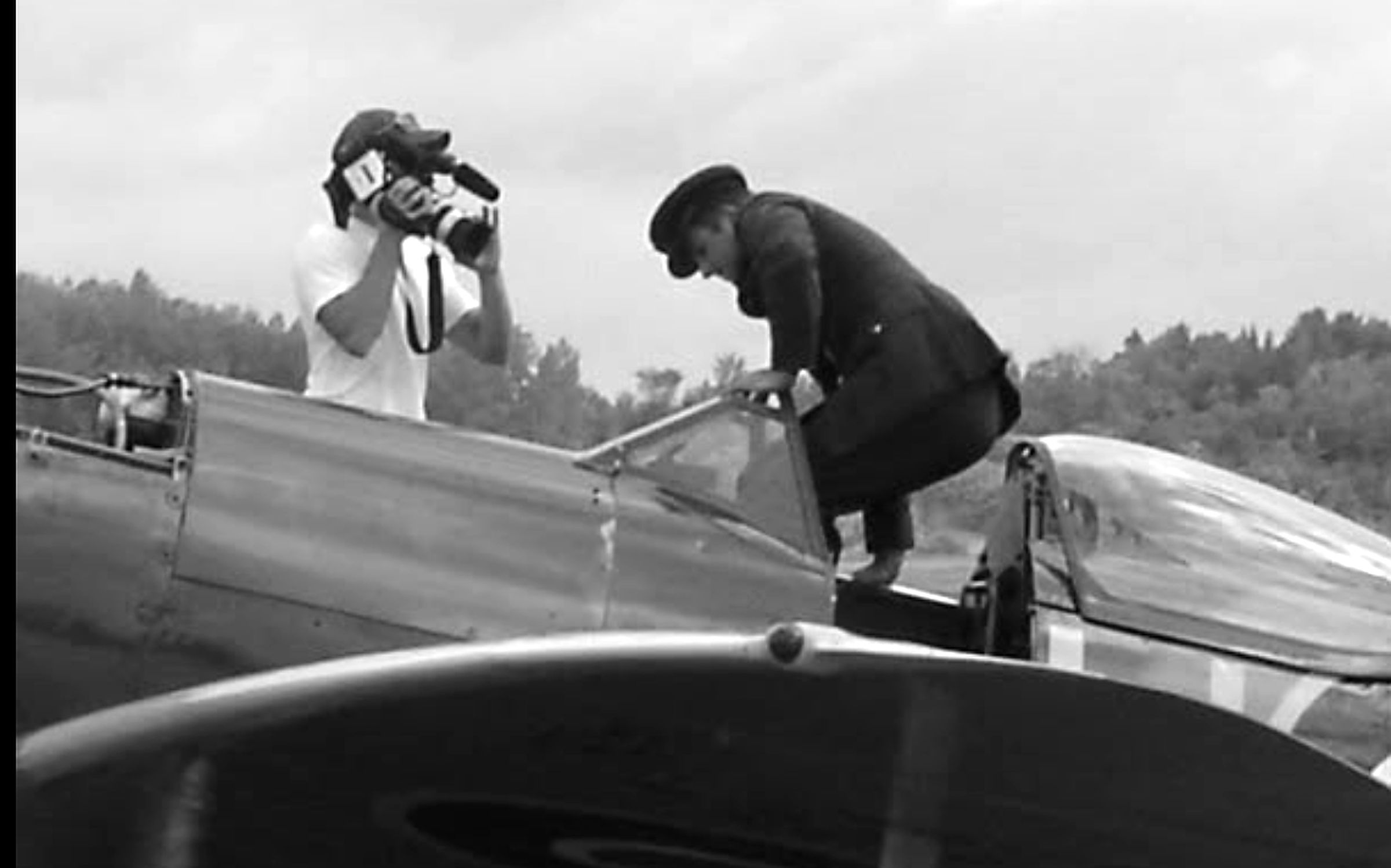 Filming with an aircraft